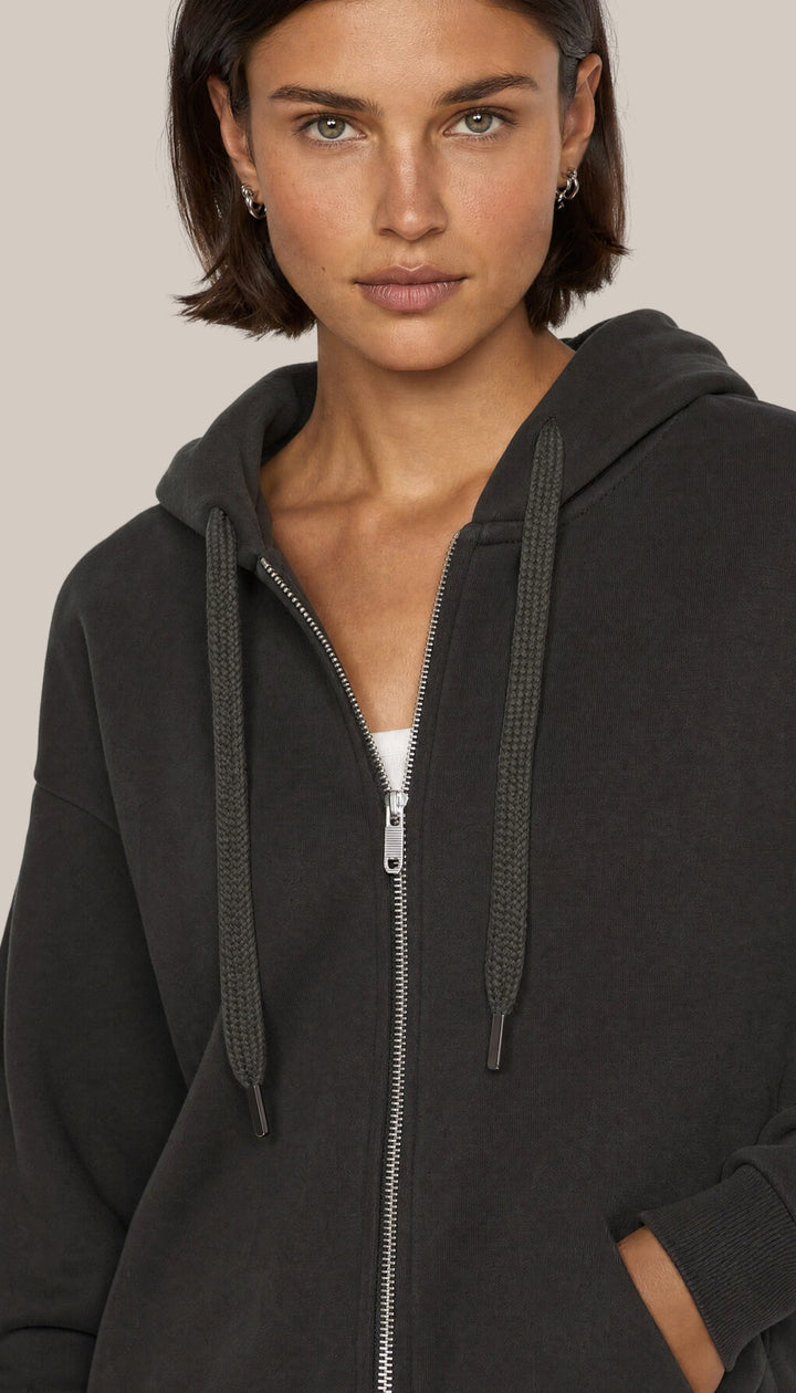 The Charter Hoodie - Black - closeup1