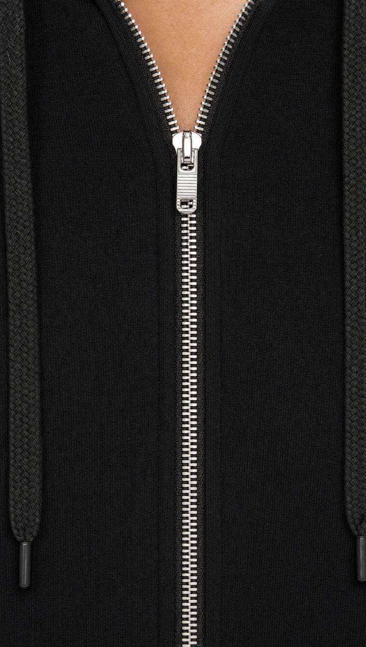 The Charter Hoodie - Black - closeup4