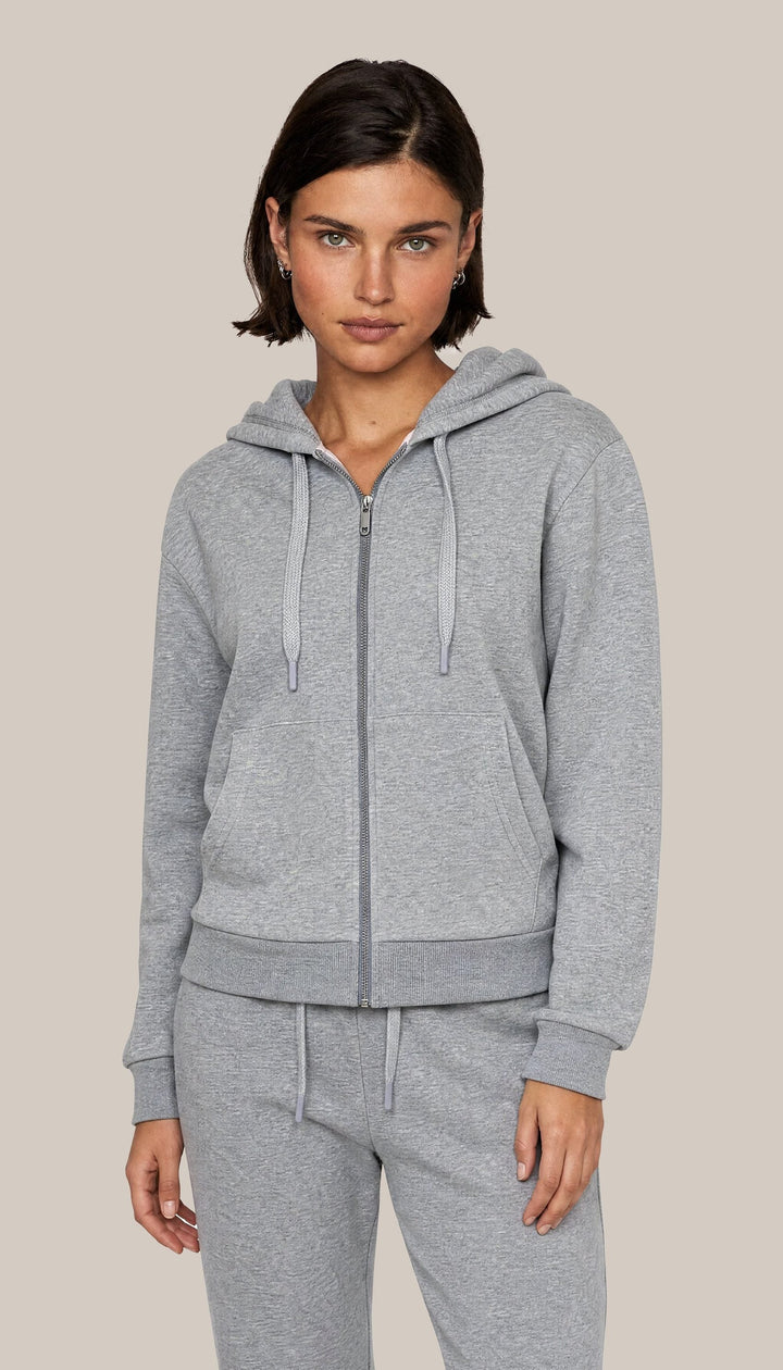 The Charter Hoodie - Heather Grey - front