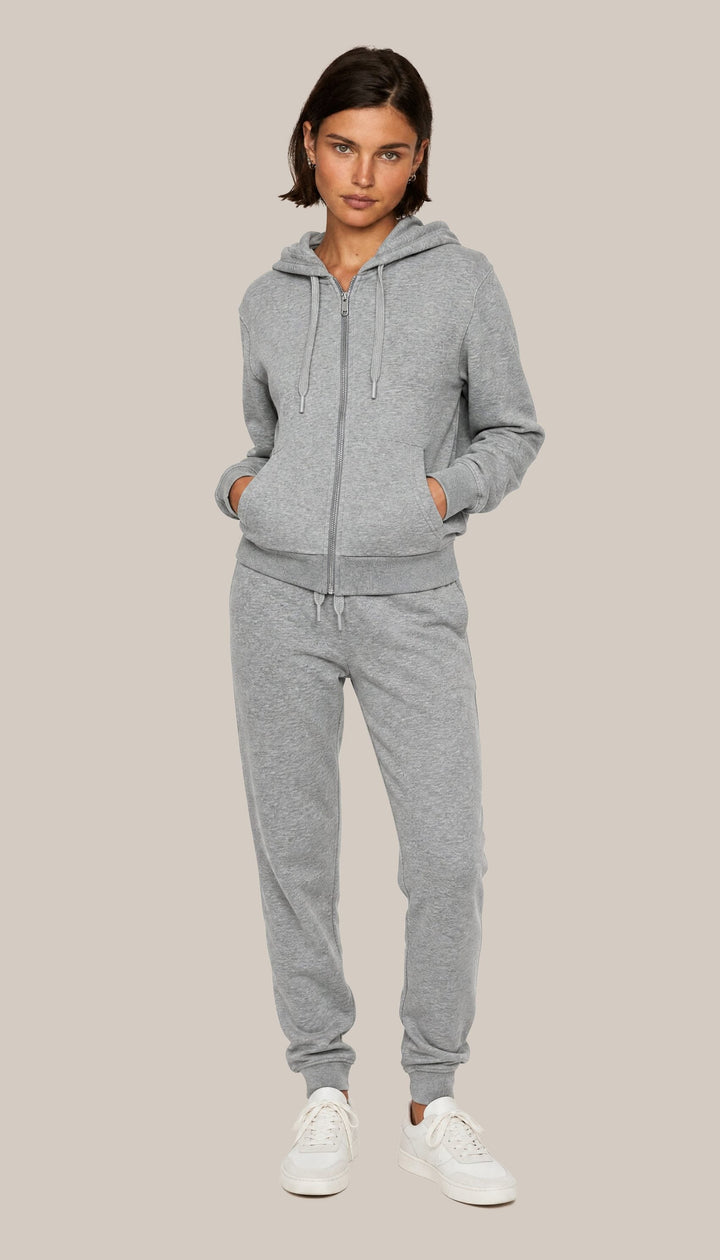 The Charter Hoodie - Heather Grey - fullbody