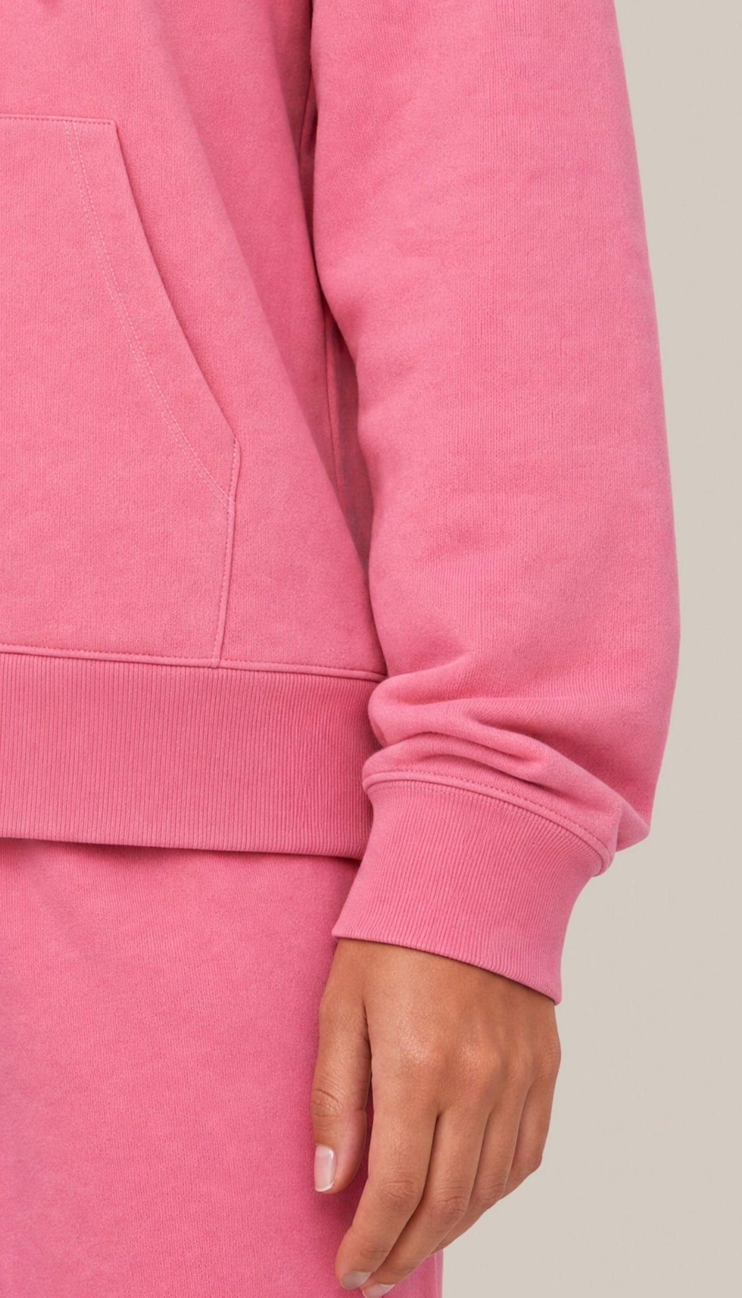 The Charter Hoodie - Pink Punch - closeup1