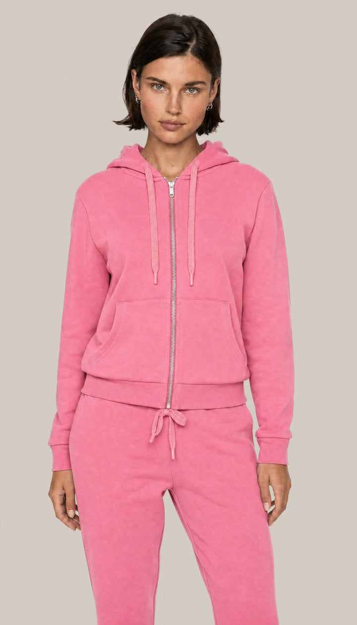 The Charter Hoodie - Pink Punch - front