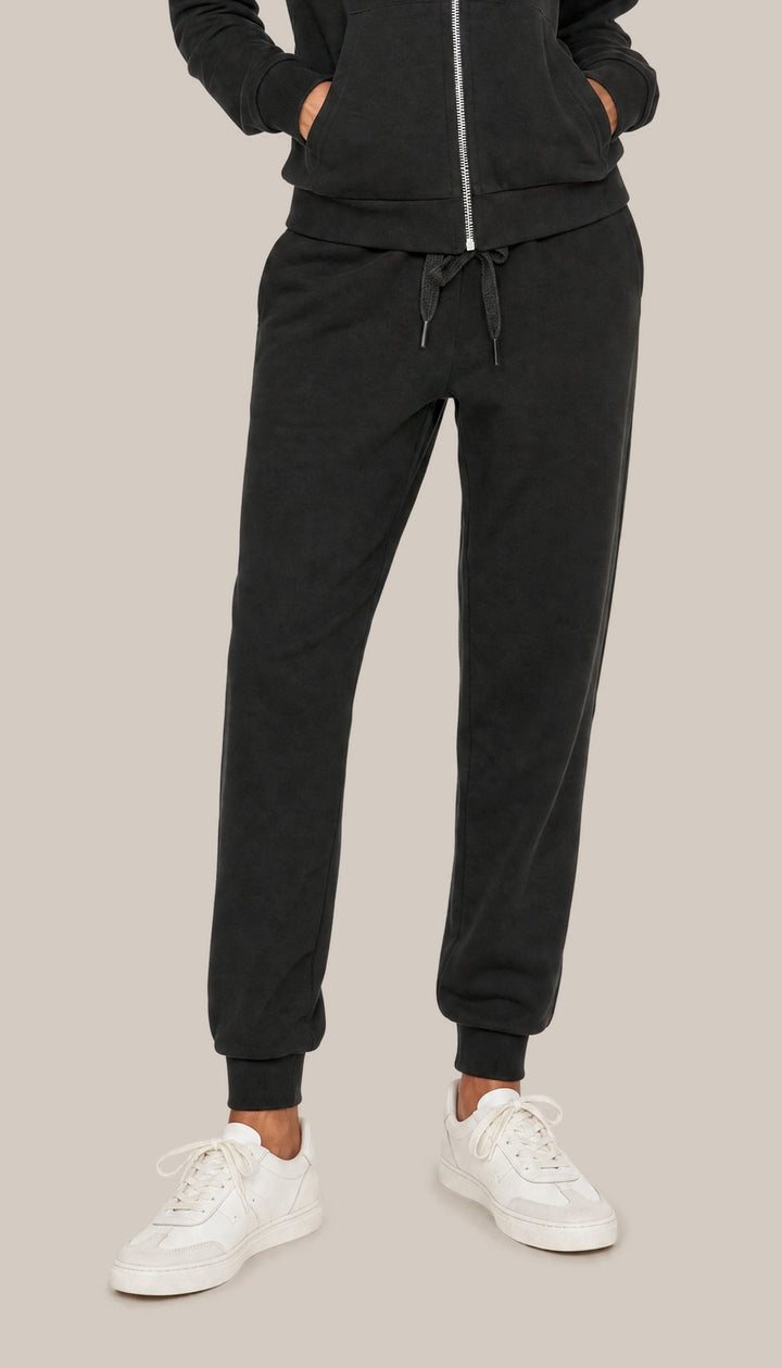 The Charter Jogger - Black - front