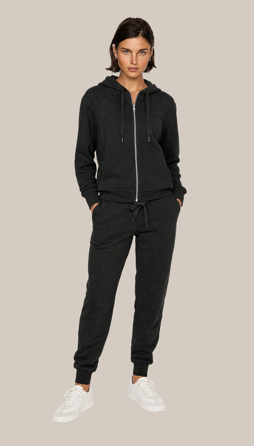 The Charter Jogger - Black - fullbody