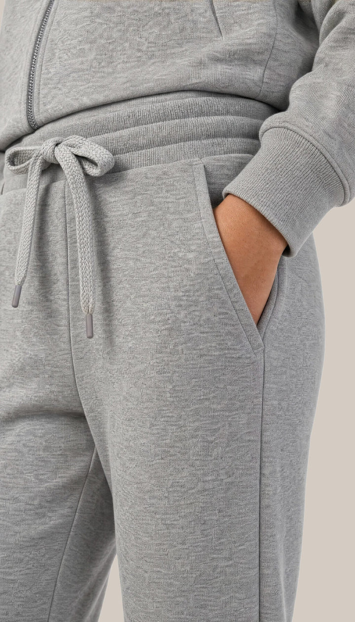 The Charter Jogger - Heather Grey - closeup1