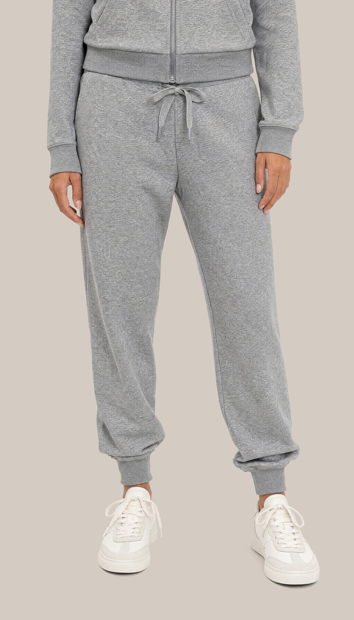 The Charter Jogger - Heather Grey - front