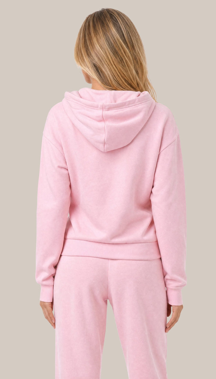 The Coastal Hoodie - Court Pink - back