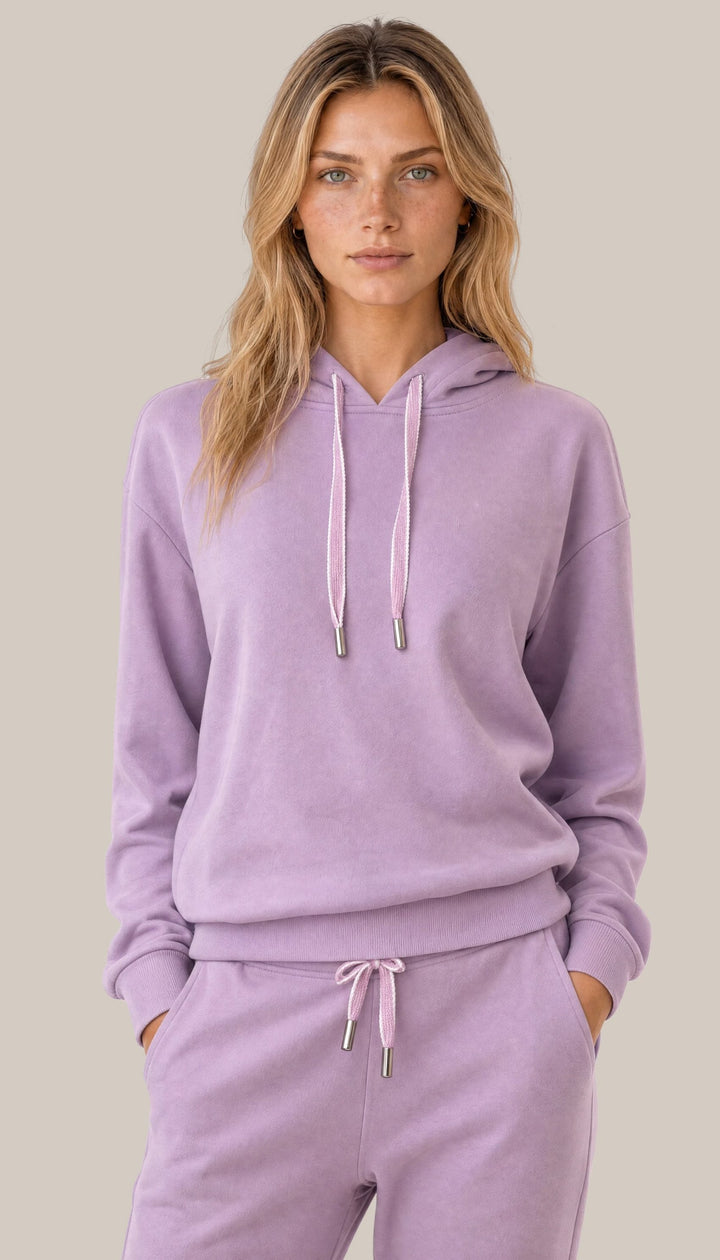 The Coastal Hoodie - Love Lilac - front