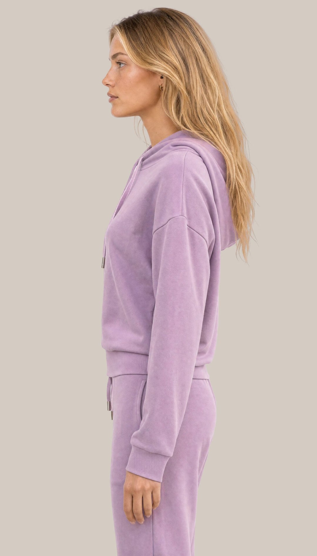 The Coastal Hoodie - Love Lilac - side