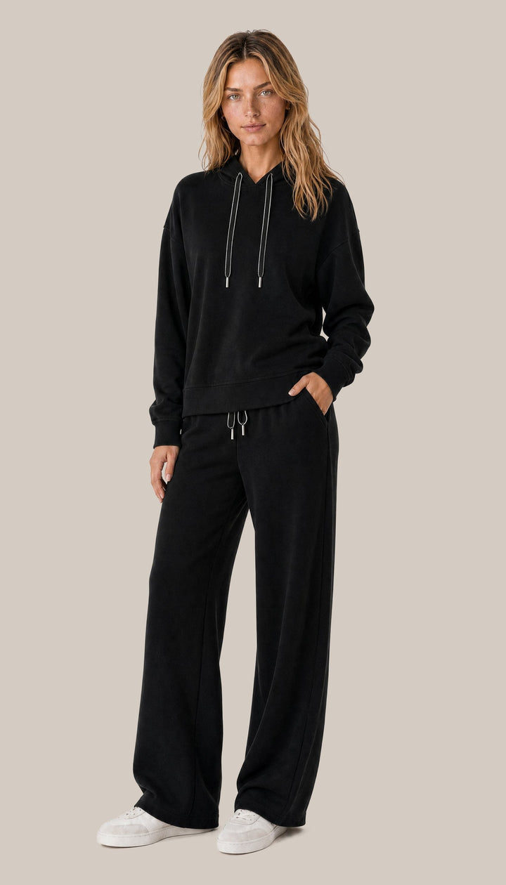 The Coastal Pant - Black - fullbody