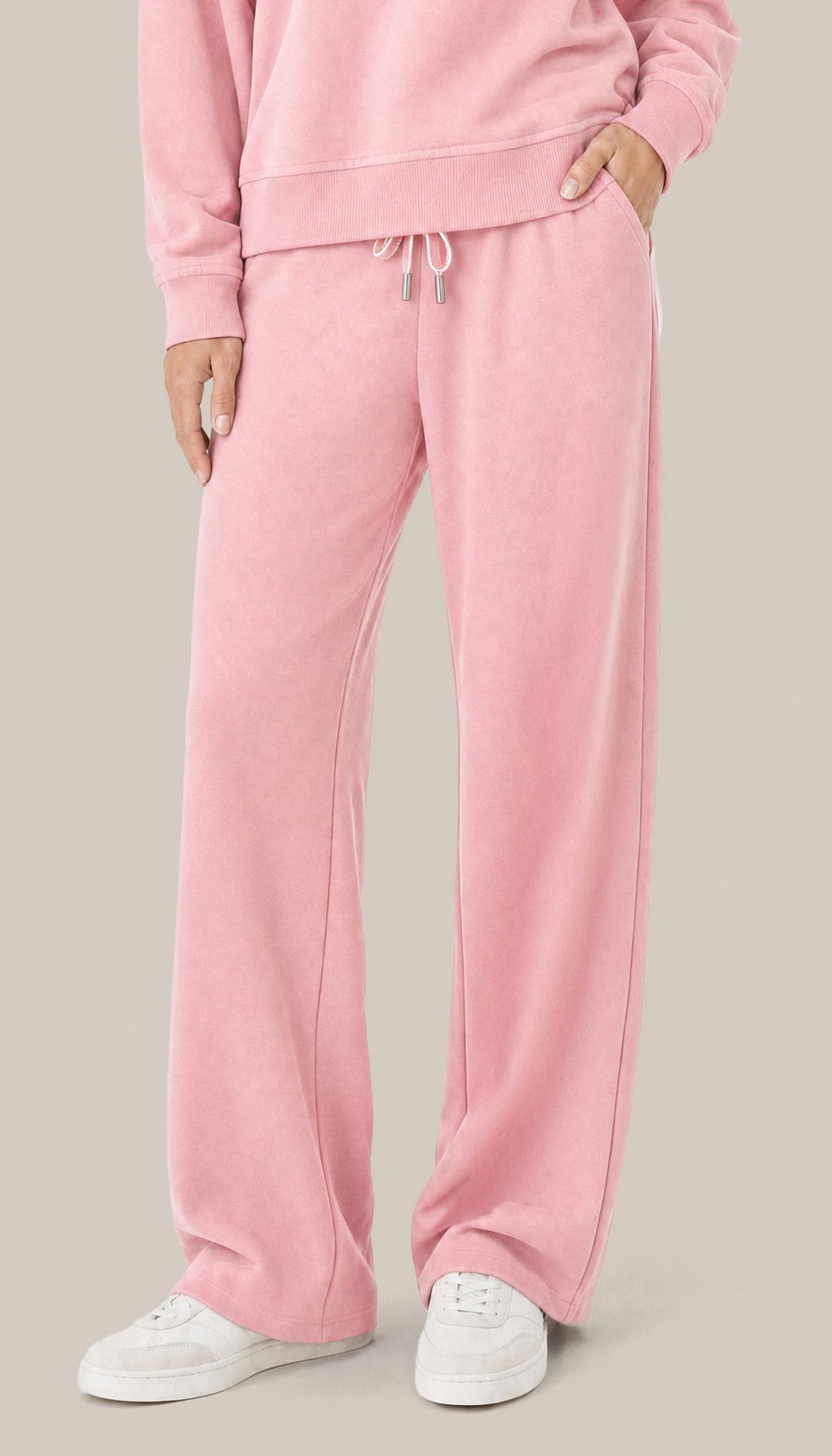 The Coastal Pant - Court Pink - front