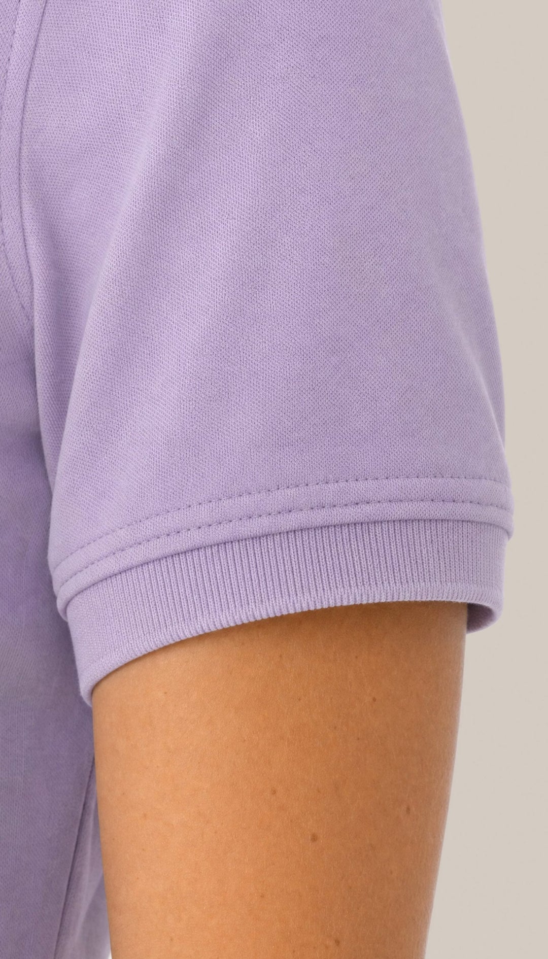 The Harbor Polo - Love Lilac - closeup1