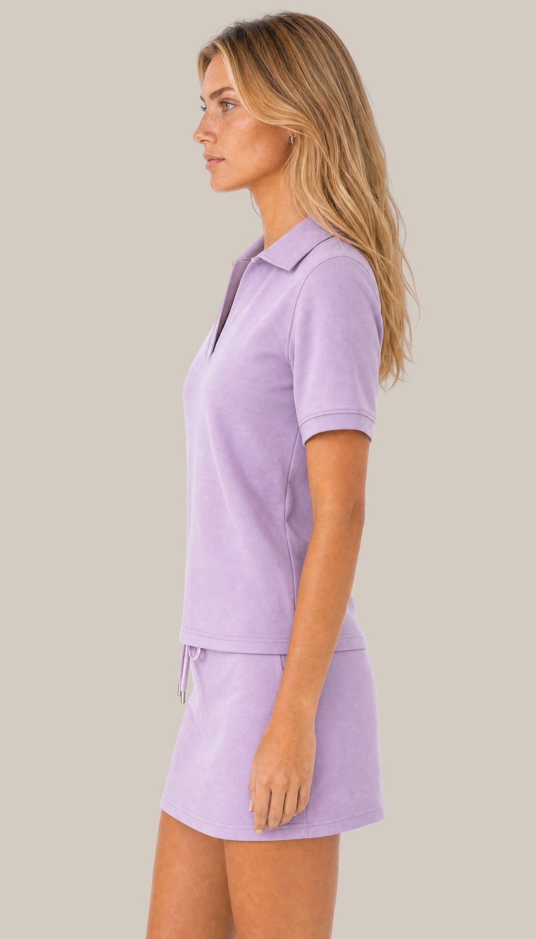 The Harbor Polo - Love Lilac - side