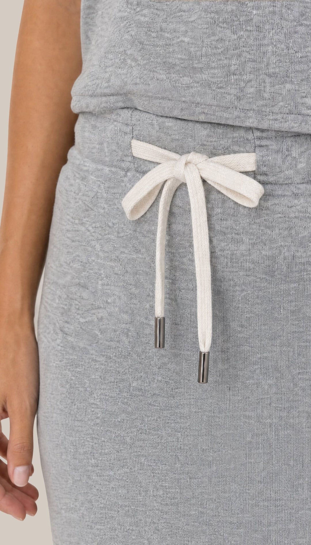 The Harbor Skirt - Heather Grey - closeup1
