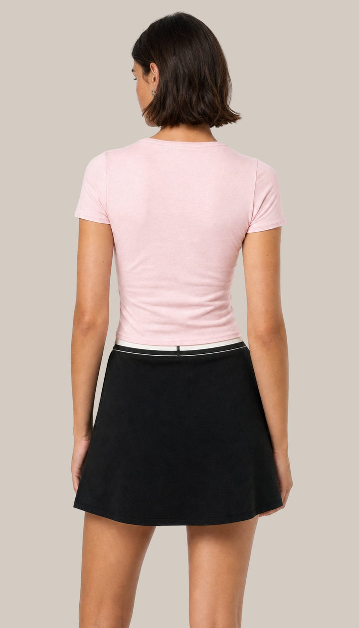 The Legacy Tee - Court Pink - back