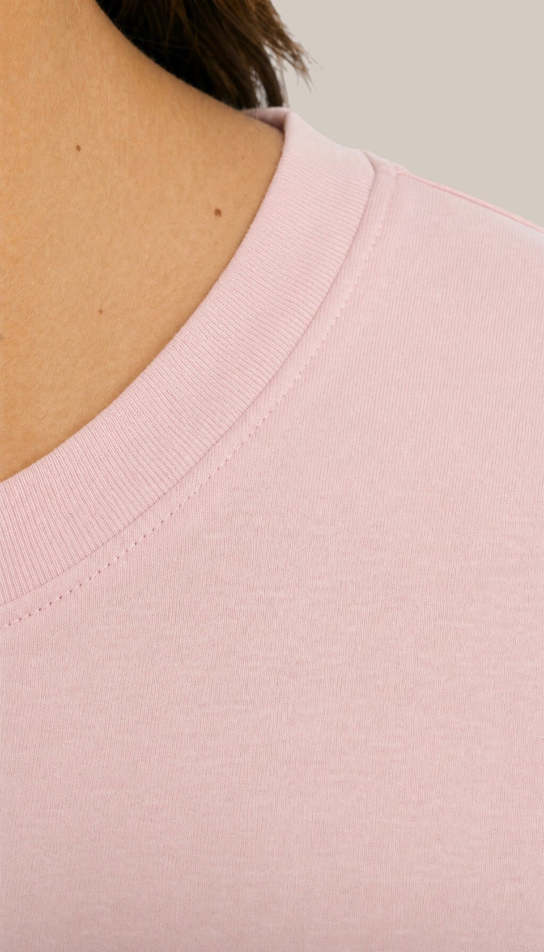 The Legacy Tee - Court Pink - closeup2