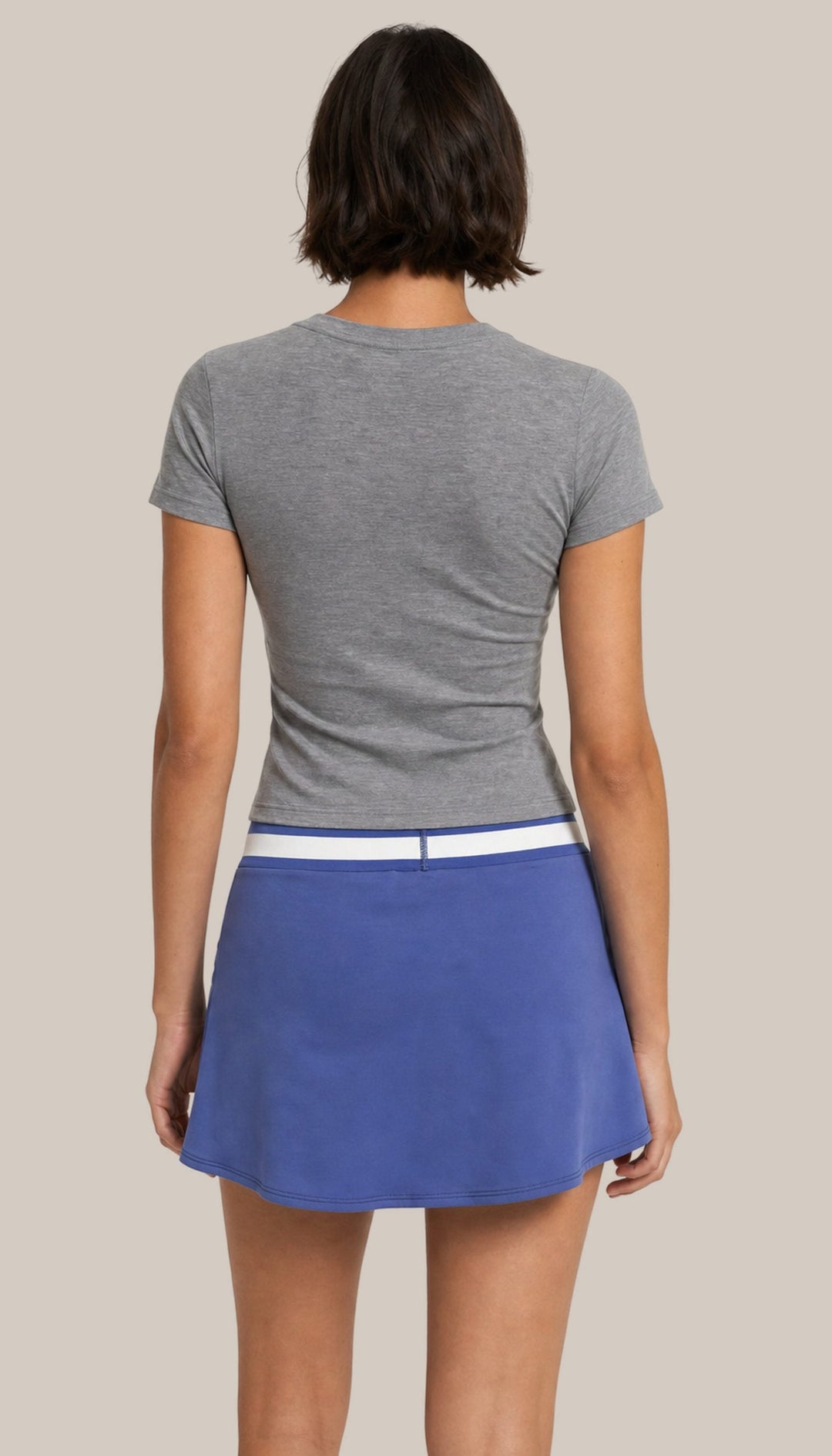 The Legacy Tee - Heather Grey - back