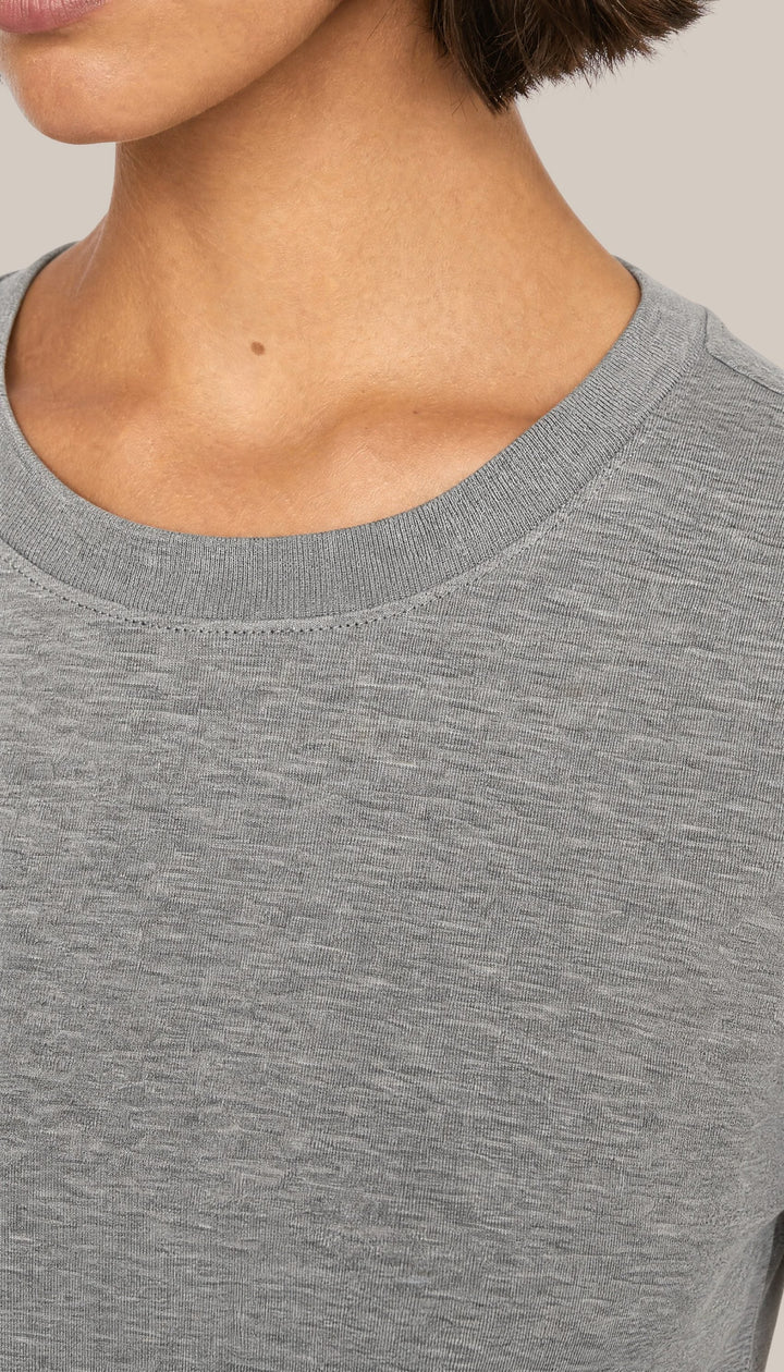 The Legacy Tee - Heather Grey - closeup2