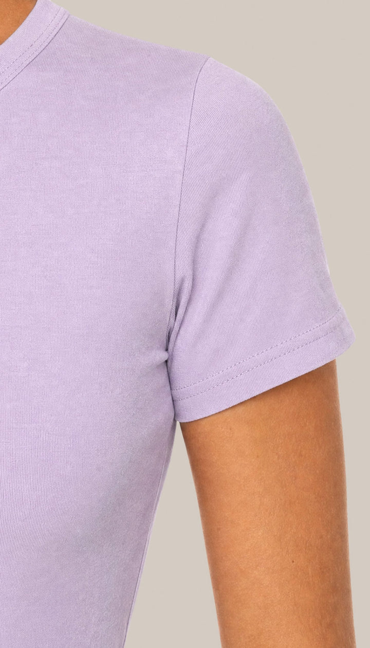 The Legacy Tee - Love Lilac - closeup1