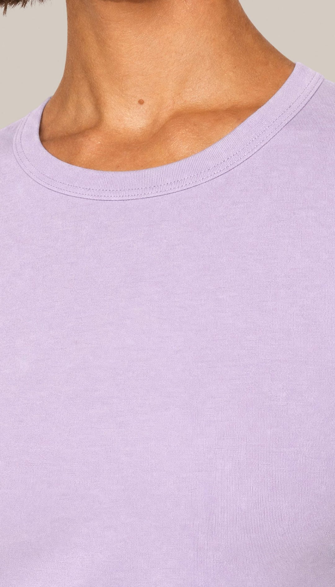 The Legacy Tee - Love Lilac - closeup2