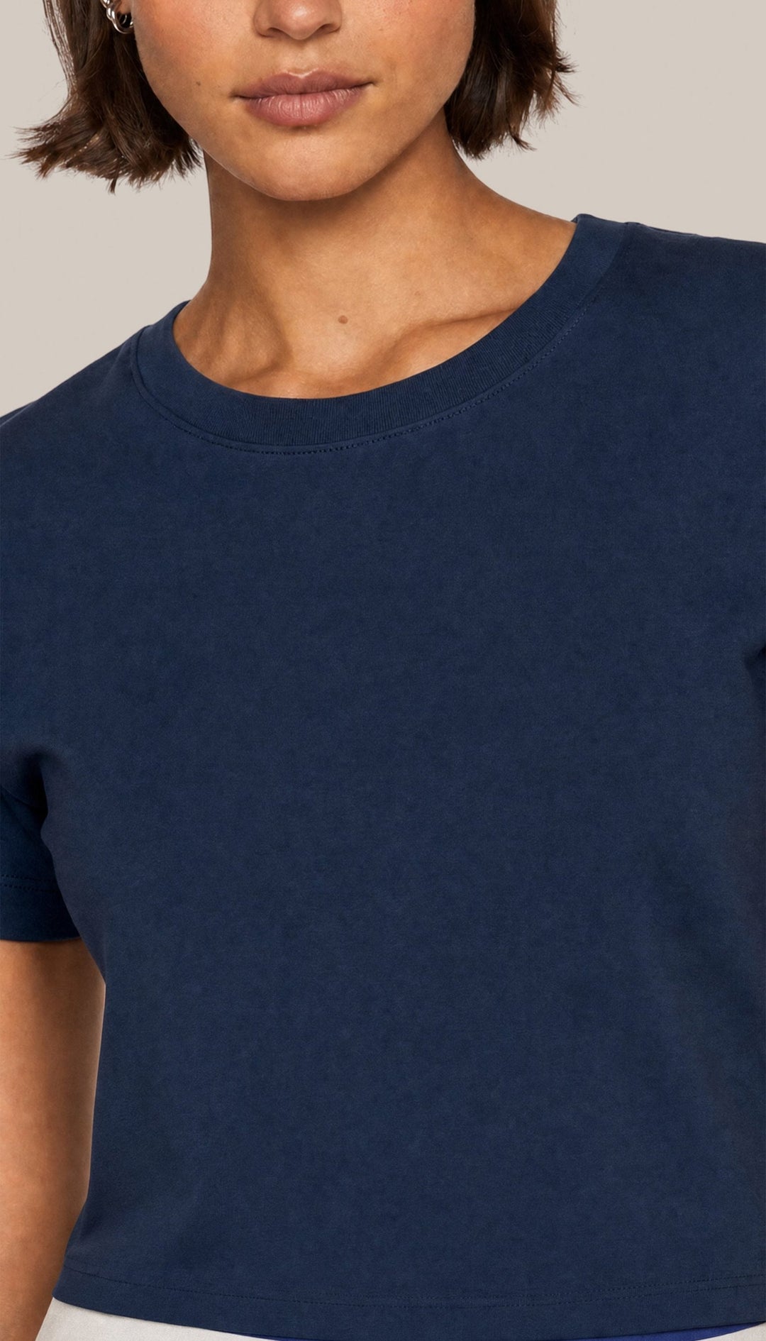The Legacy Tee - Navy Blue - closeup1
