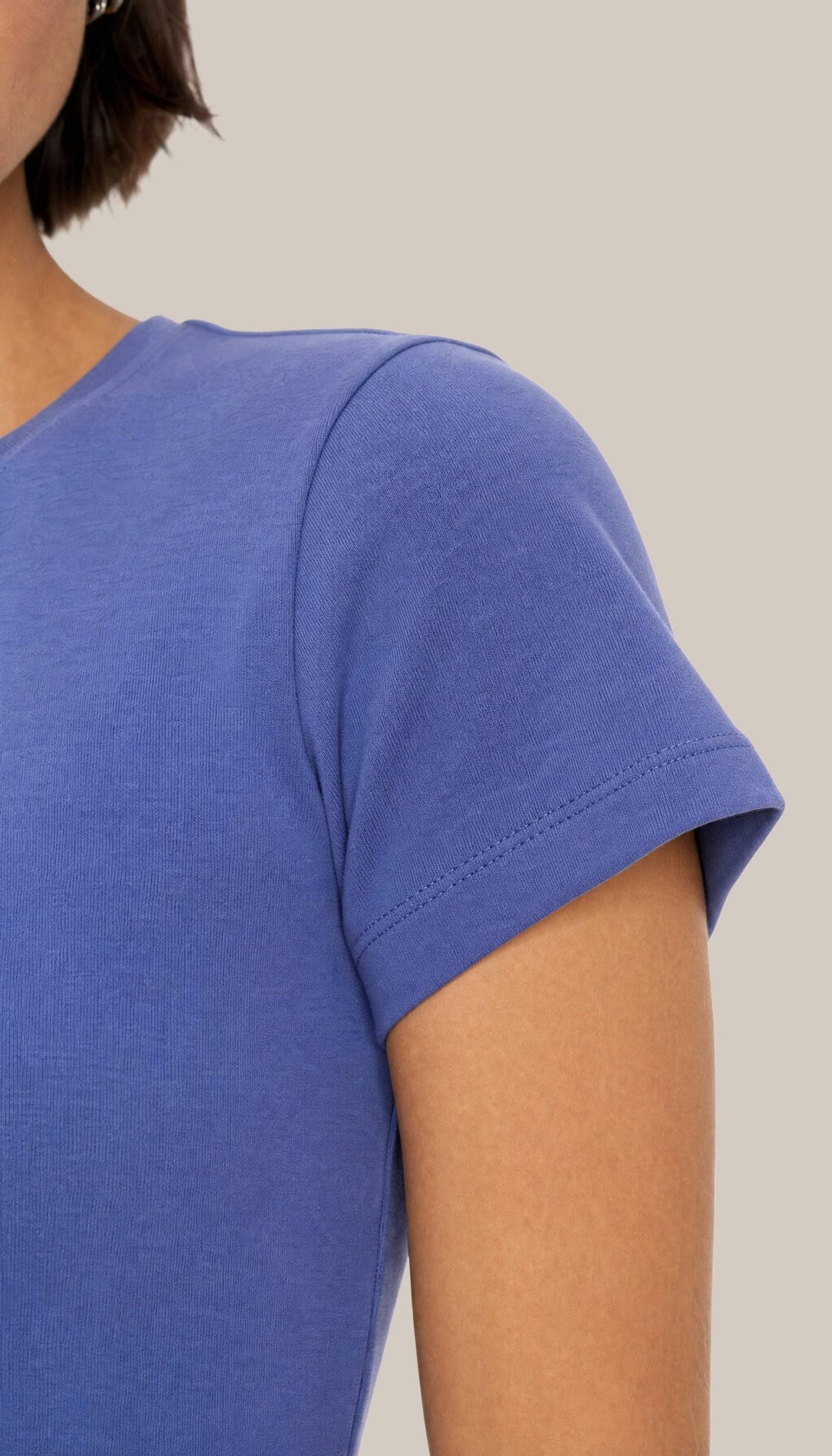 The Legacy Tee - Pacific Blue - closeup2