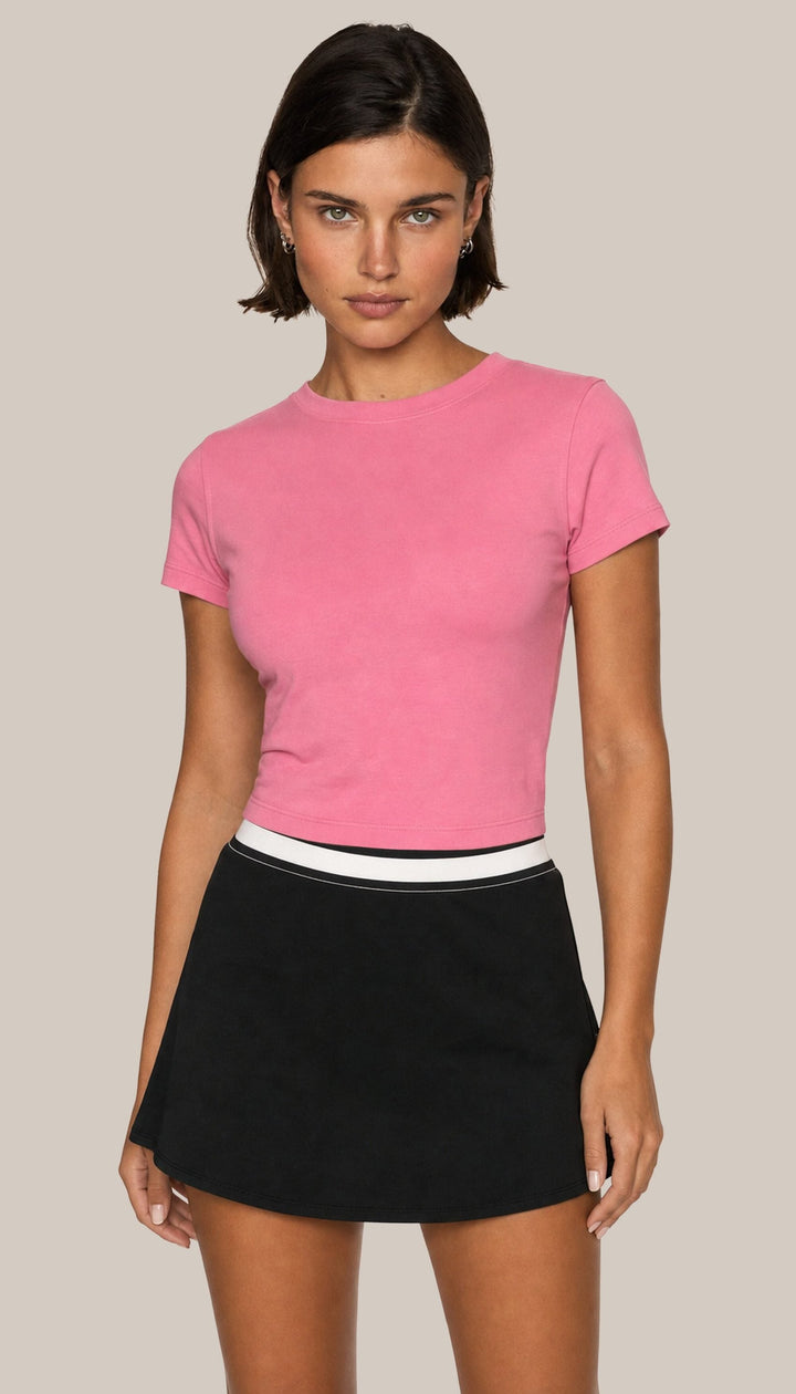 The Legacy Tee - Pink Punch - front