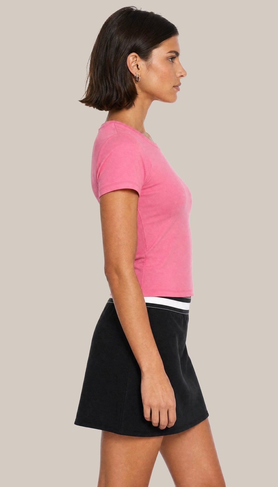 The Legacy Tee - Pink Punch - side