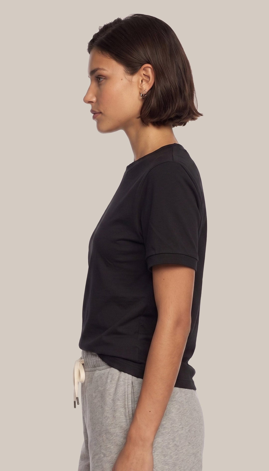 The Volley Shirt - Black - side