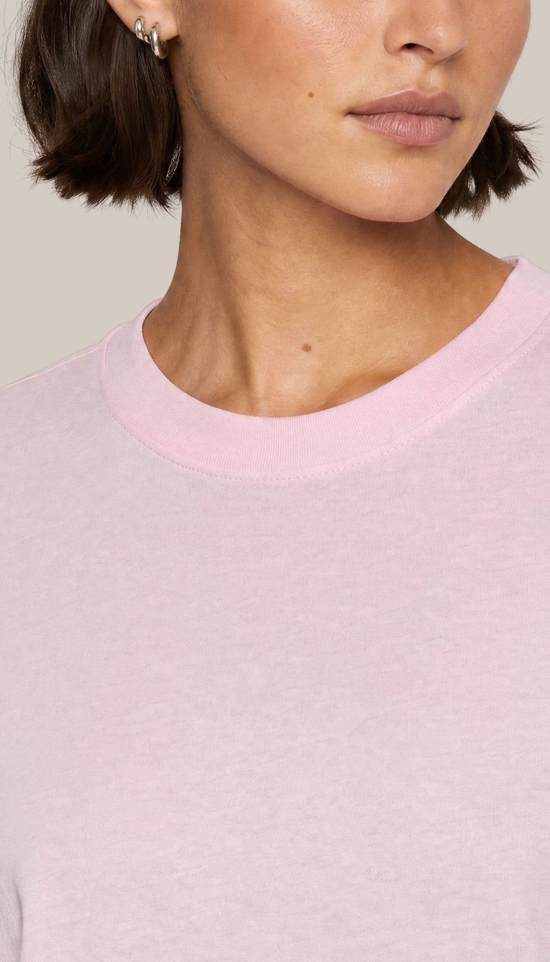 The Volley Shirt - Court Pink - closeup1