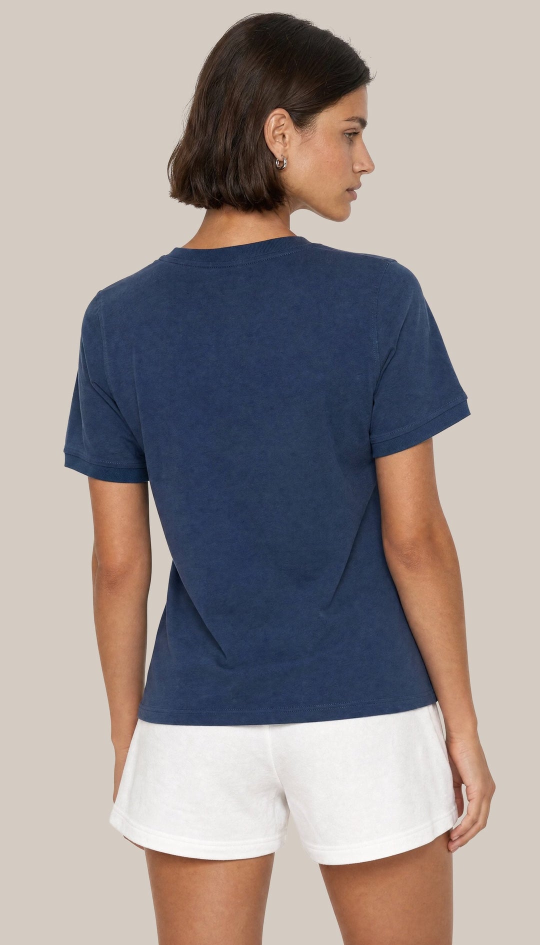 The Volley Shirt - Navy Blue - back