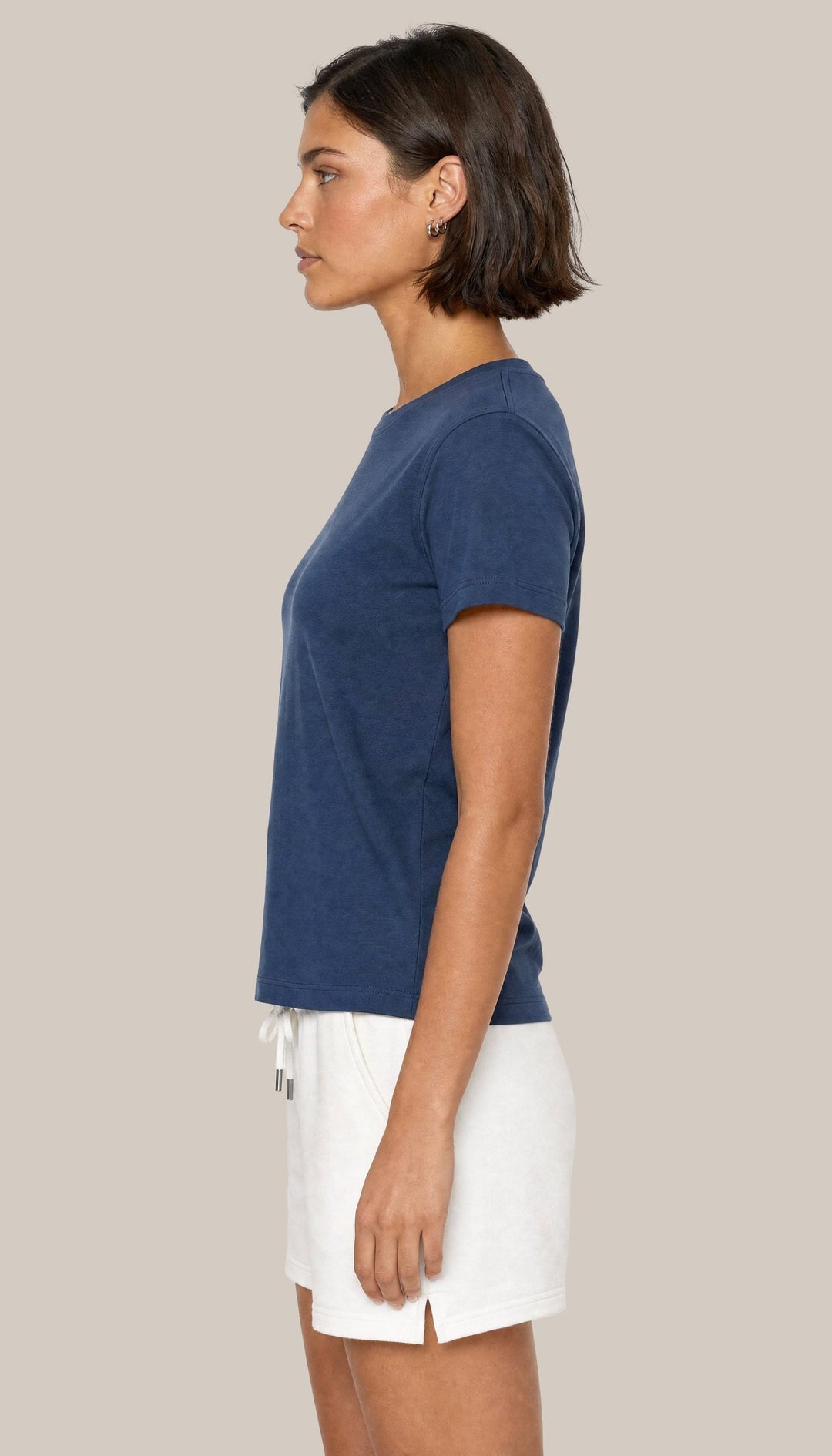 The Volley Shirt - Navy Blue - side