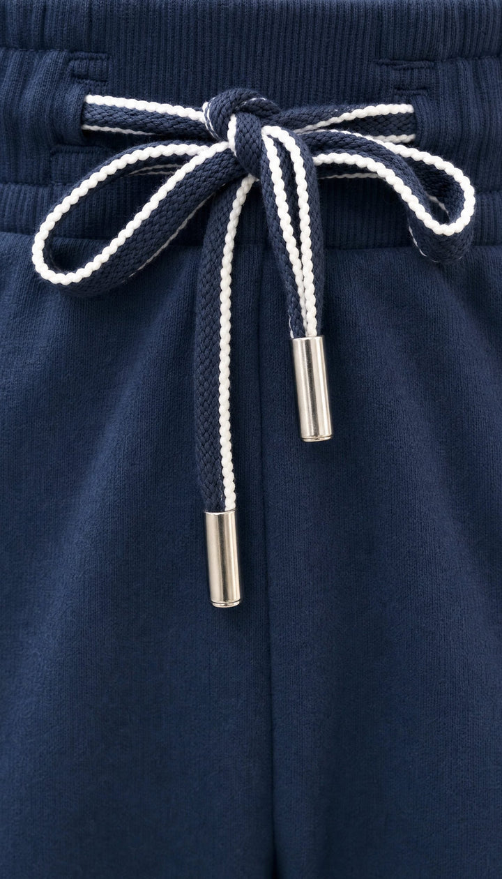The Volley Short - Navy Blue - closeup2