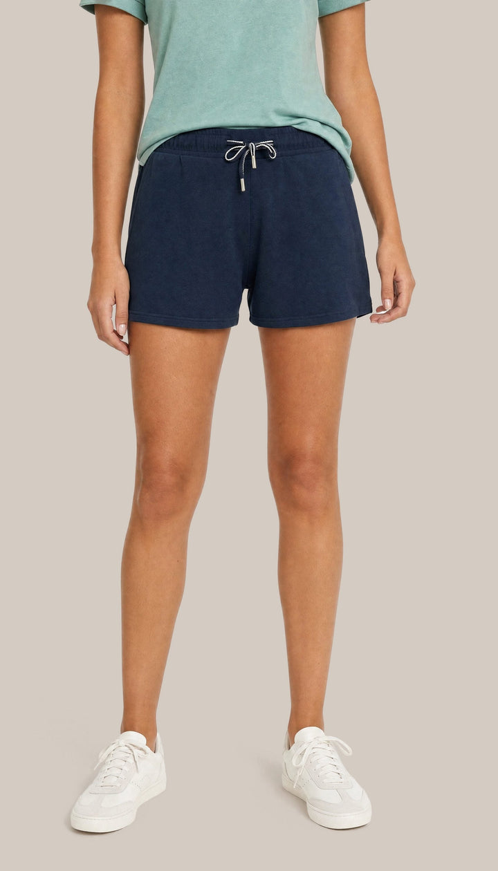 The Volley Short - Navy Blue - front