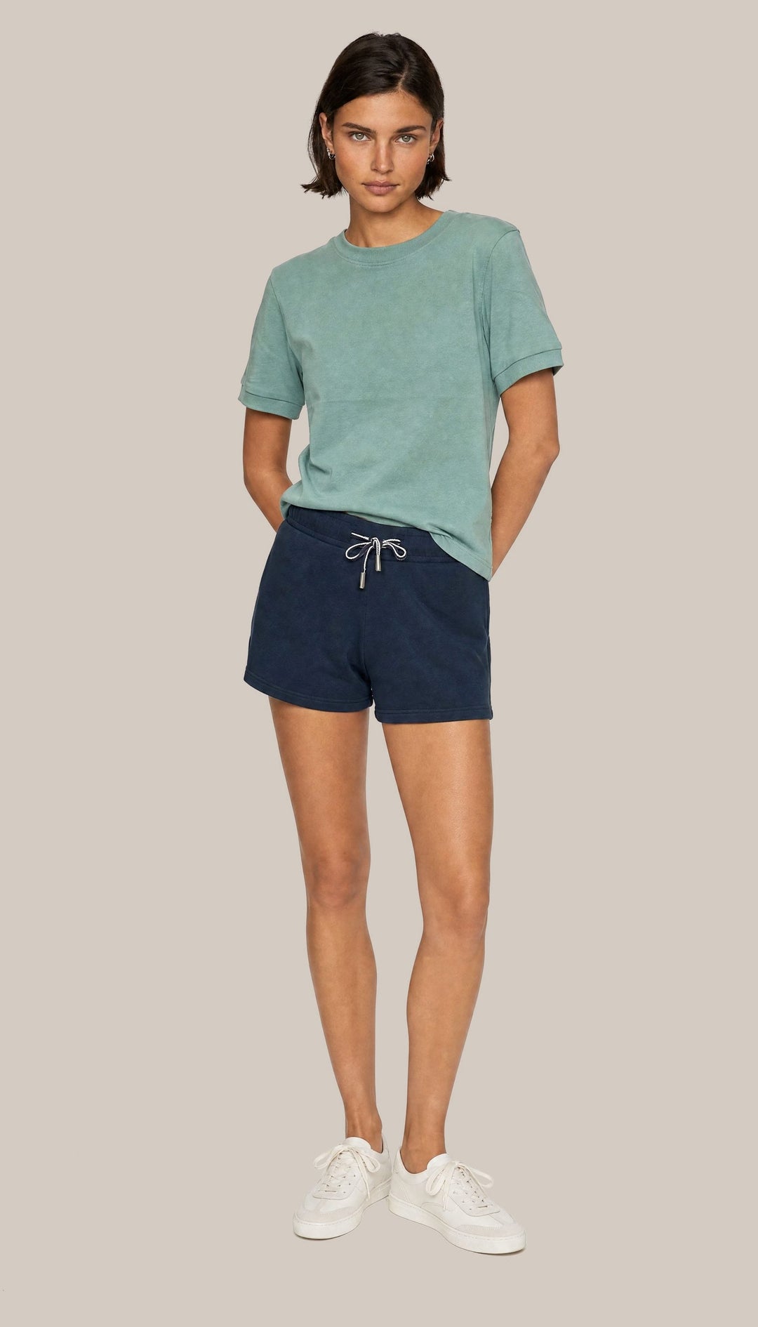 The Volley Short - Navy Blue - fullbody